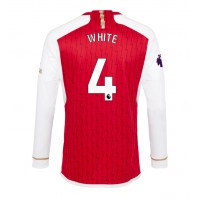 Fotballdrakt Herre Arsenal Benjamin White #4 Hjemmedrakt 2023-24 Langermet